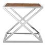 Algate Red Beistelltisch Pulverbeschichtetem Metall Holz 0