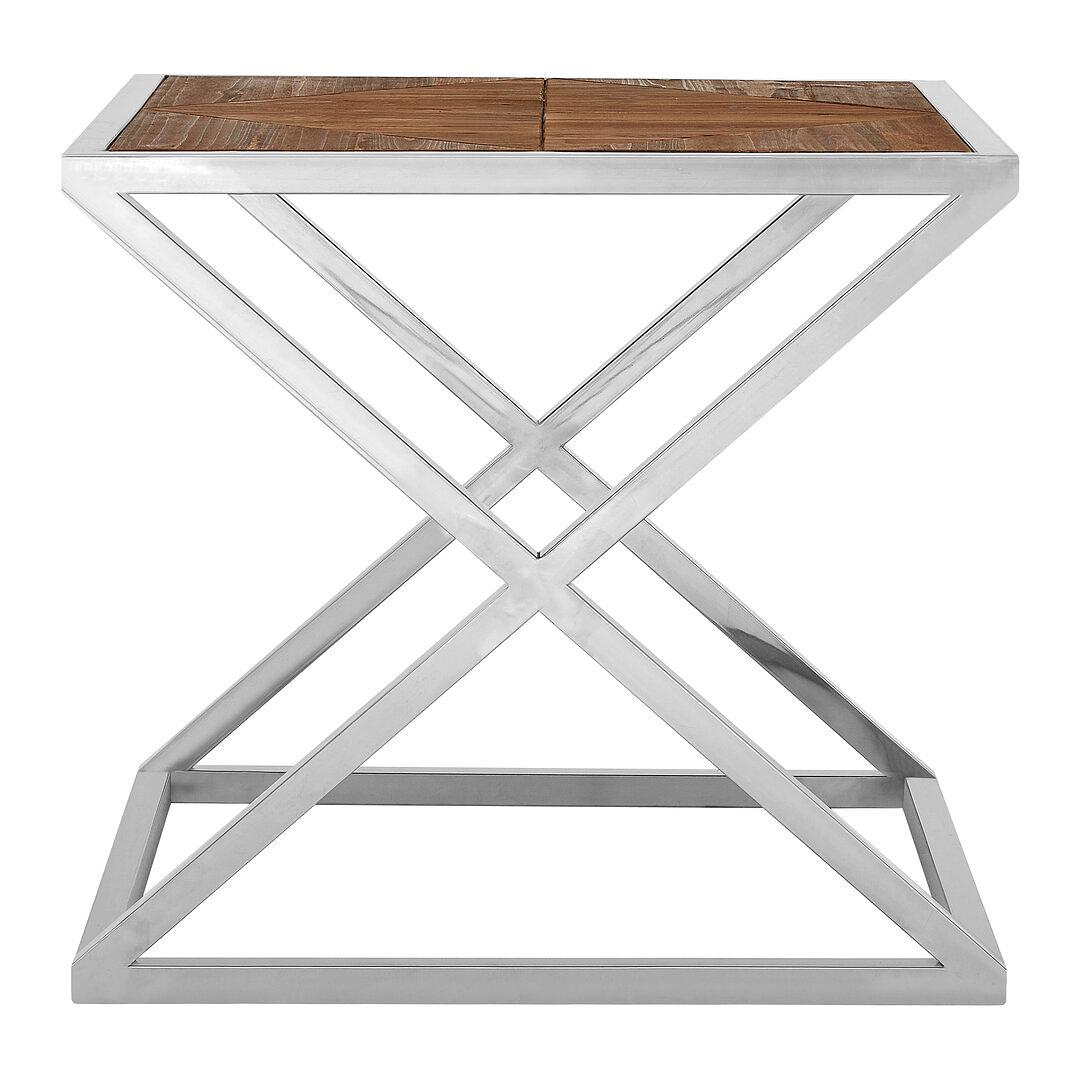 Algate Red Beistelltisch Pulverbeschichtetem Metall Holz 0