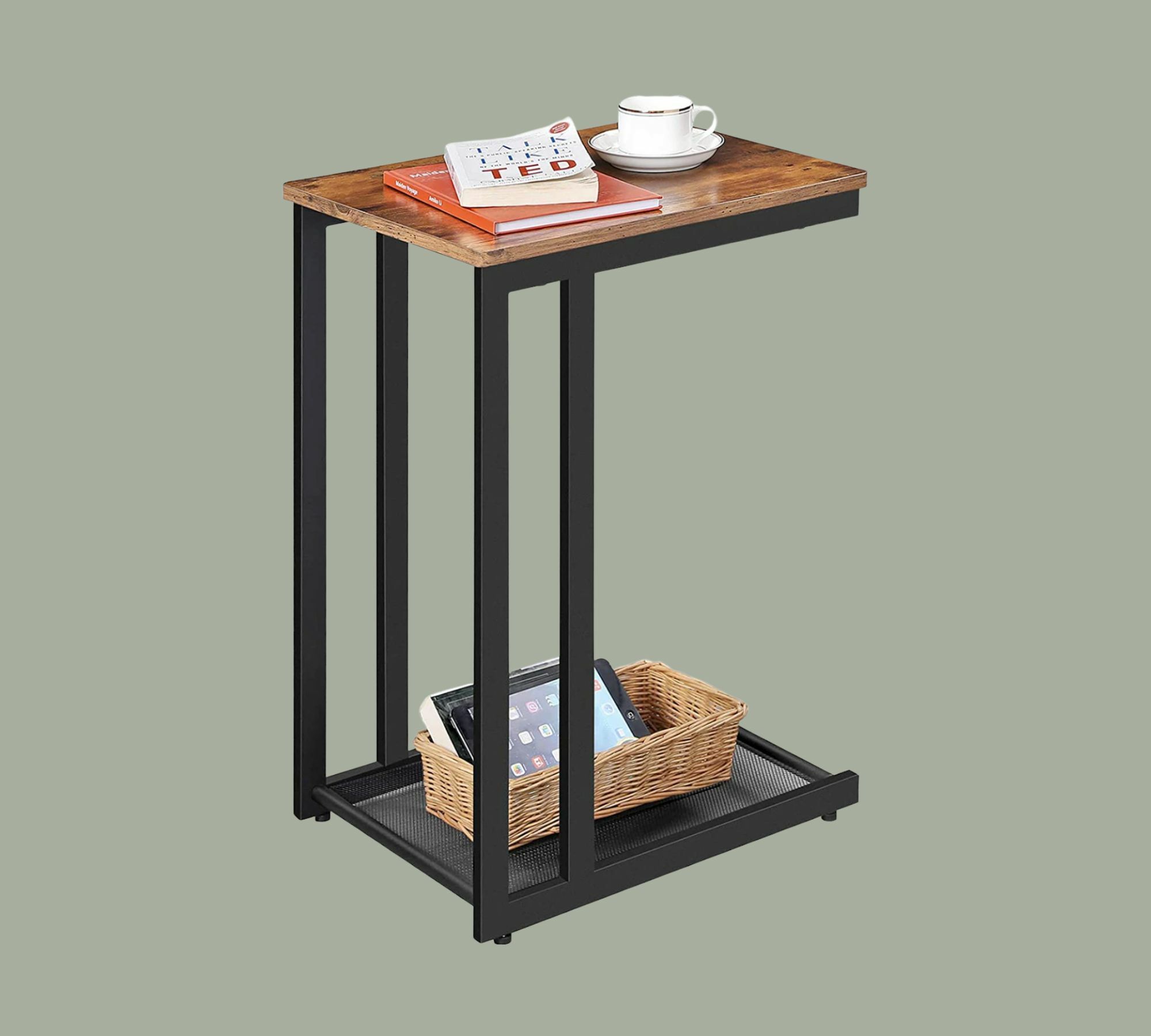 Beistelltisch Industrial-Style Schwarz 1