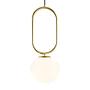 Pendelleuchte Shapes Metall Opalglas 0