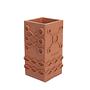 Graphic Vase Beton Braun 1