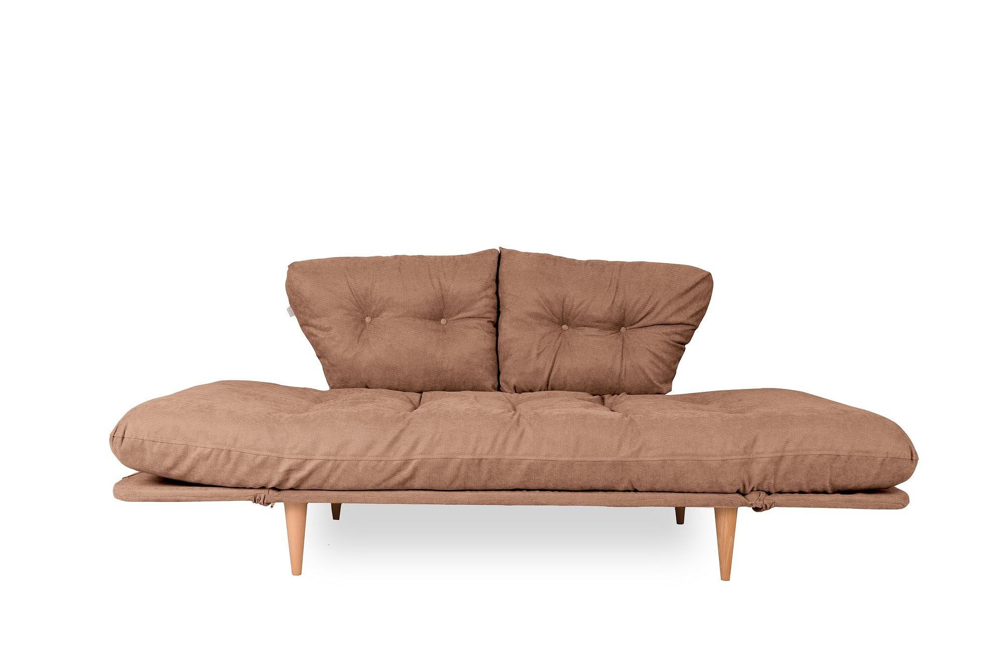 Nina Daybed Sofa Bed 3-seater Light Brown 3