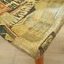 Vintage stool wood brown 1950s 9
