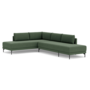 Vivica Schlafsofa Récamiere Links Cura Dark Green 1
