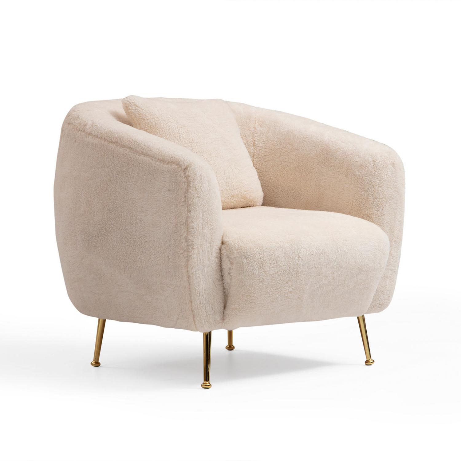 Oyster armchair beige 3