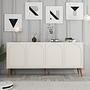 Lyon 81 Console Wood Veneer Cream 1