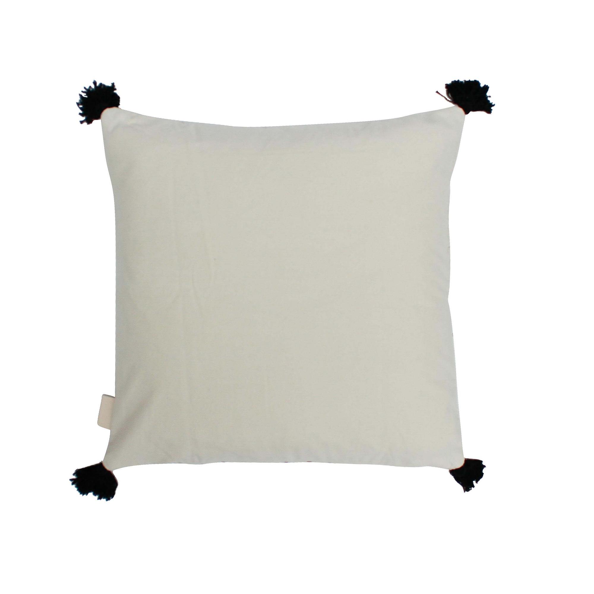 Lands & Pits Fringe Cushion cover Cotton Natural 2