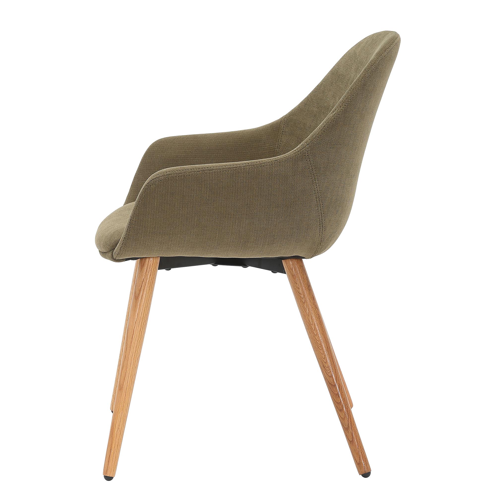 Senteo Armlehnenstuhl 2er-Set Olivgrün 2