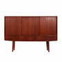 Highboard Teak Brown 1960s 0
