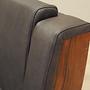 Armchair Leather Dark Brown 1970s 11