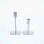 Set of metal candle holders 1970s 2