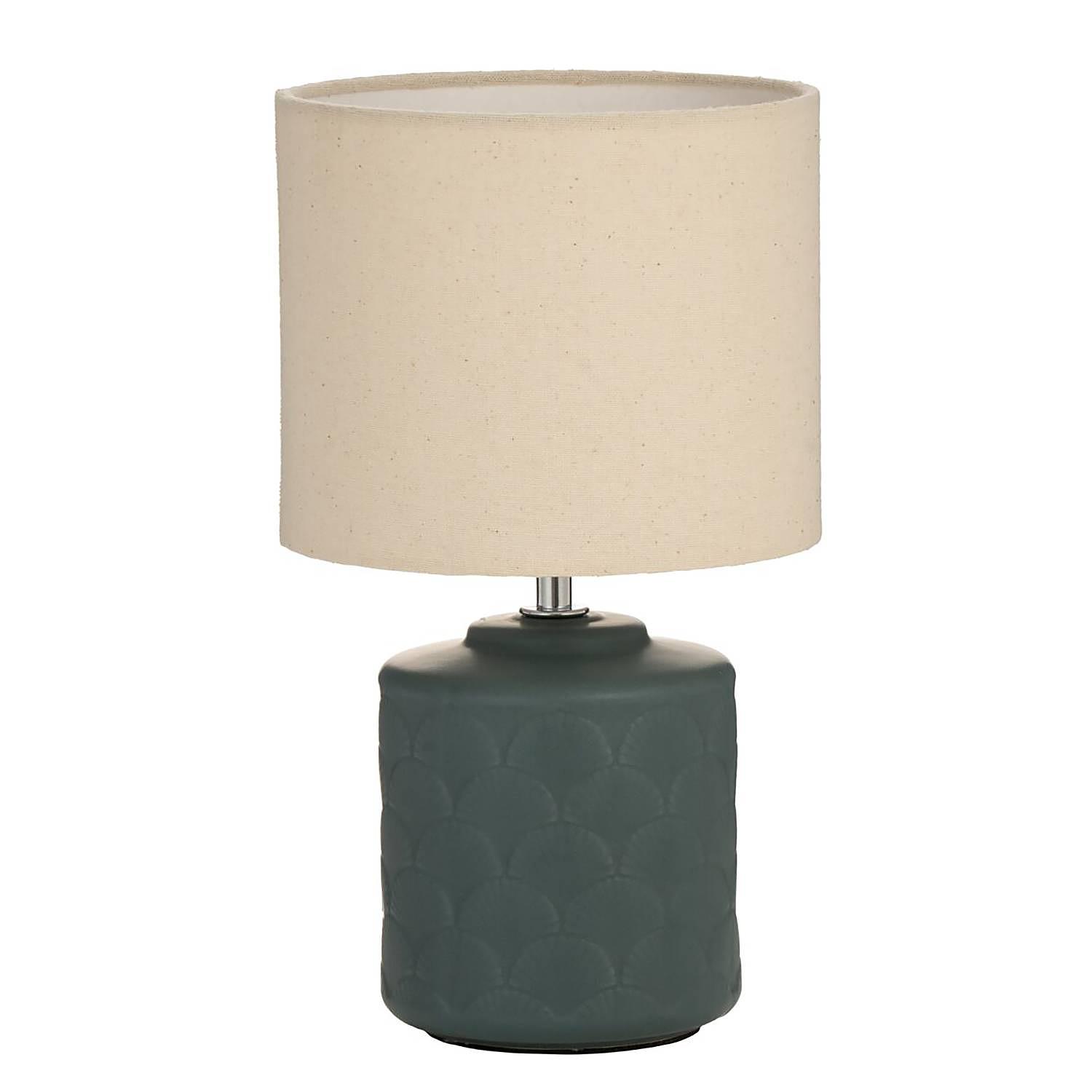 Glowing Midnight Table Lamp Ceramic Dark Green 1-light 3