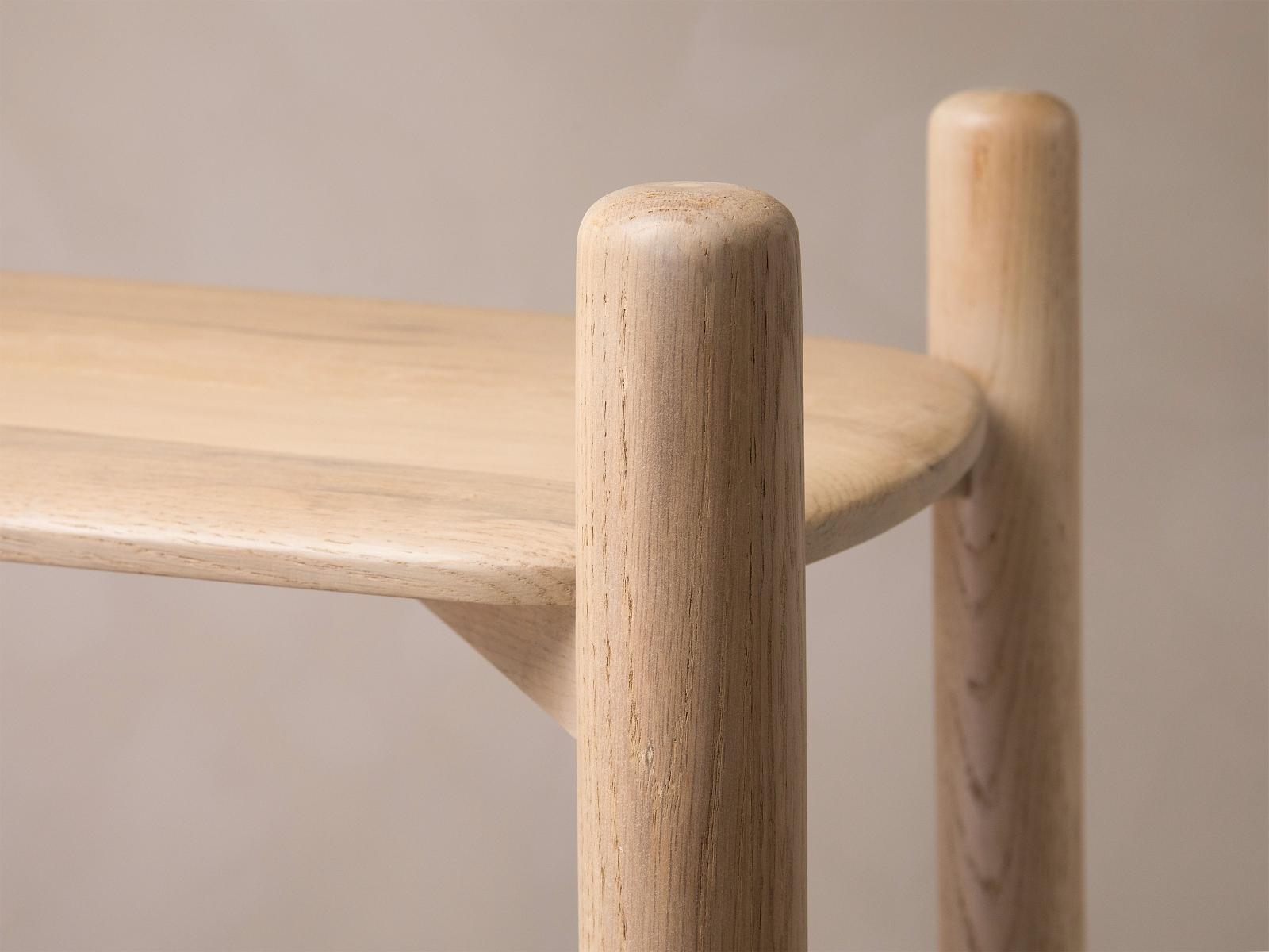 Aires Bücherregal Eichenholz Nature 110x40x170 cm 3