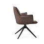 Tavaro Dining Chair Fabric Brown 3