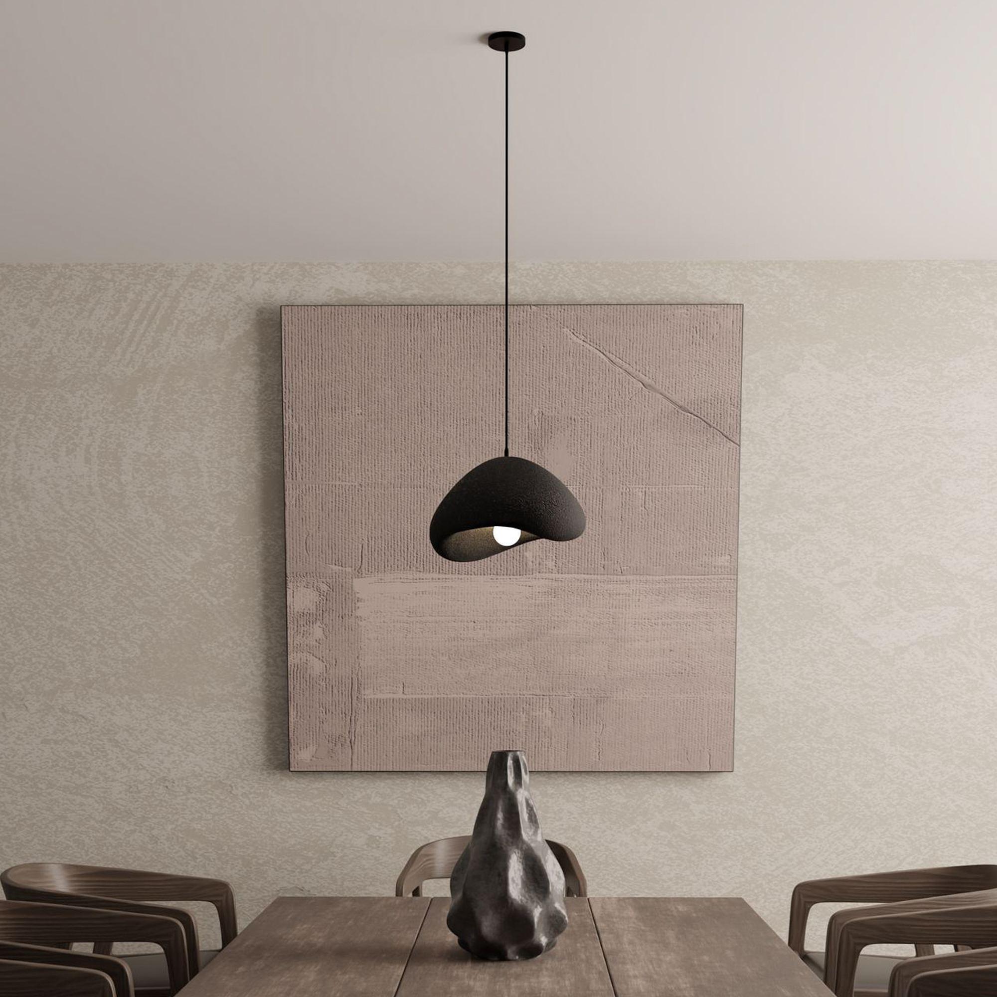 1-Flammig Wabi Sabi Quiet Current Pendelleuchte Schwarz 0