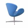 Swan Chair Arne Jacobsen Textil Blau 4