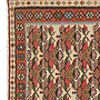 Kilim Senneh Teppich Braun 1