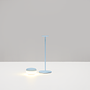 Cheerio Battery-powered table lamp Steel Silicone Blue 6
