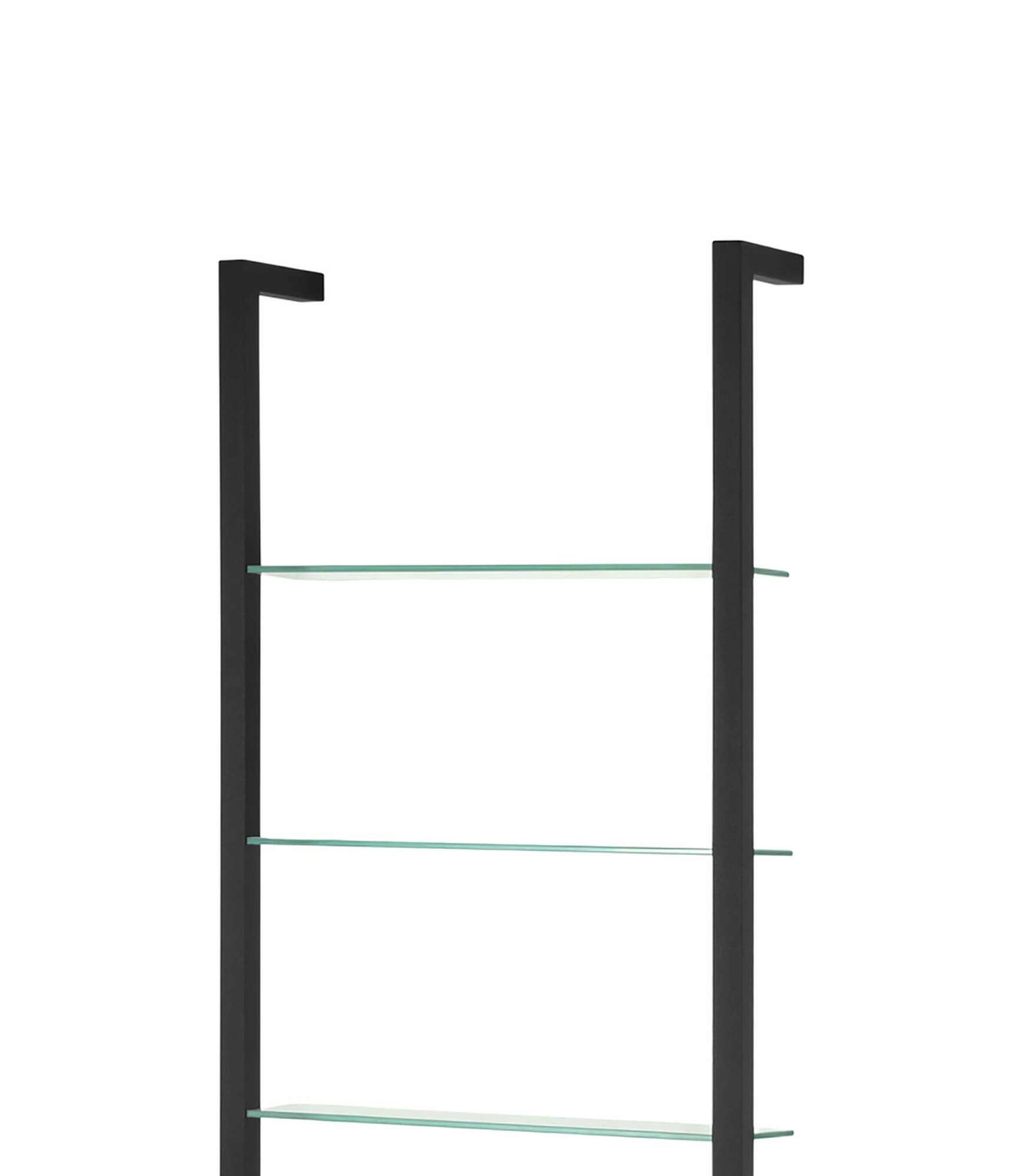 Wandregal Glas Schwarz 2