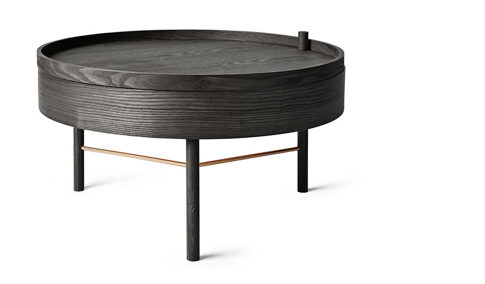 Turning Coffee Table Schwarz 0