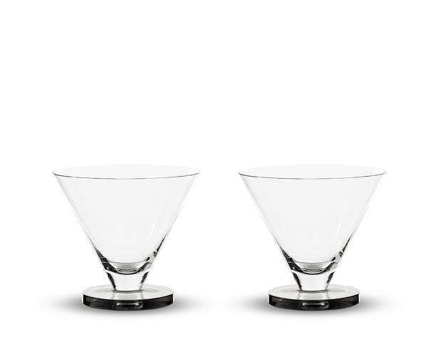 Puck Cocktail Glass 2-piece Set Transparent 0