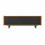 Vintage Sideboard Eschenholz Braun 1970er Jahre 0