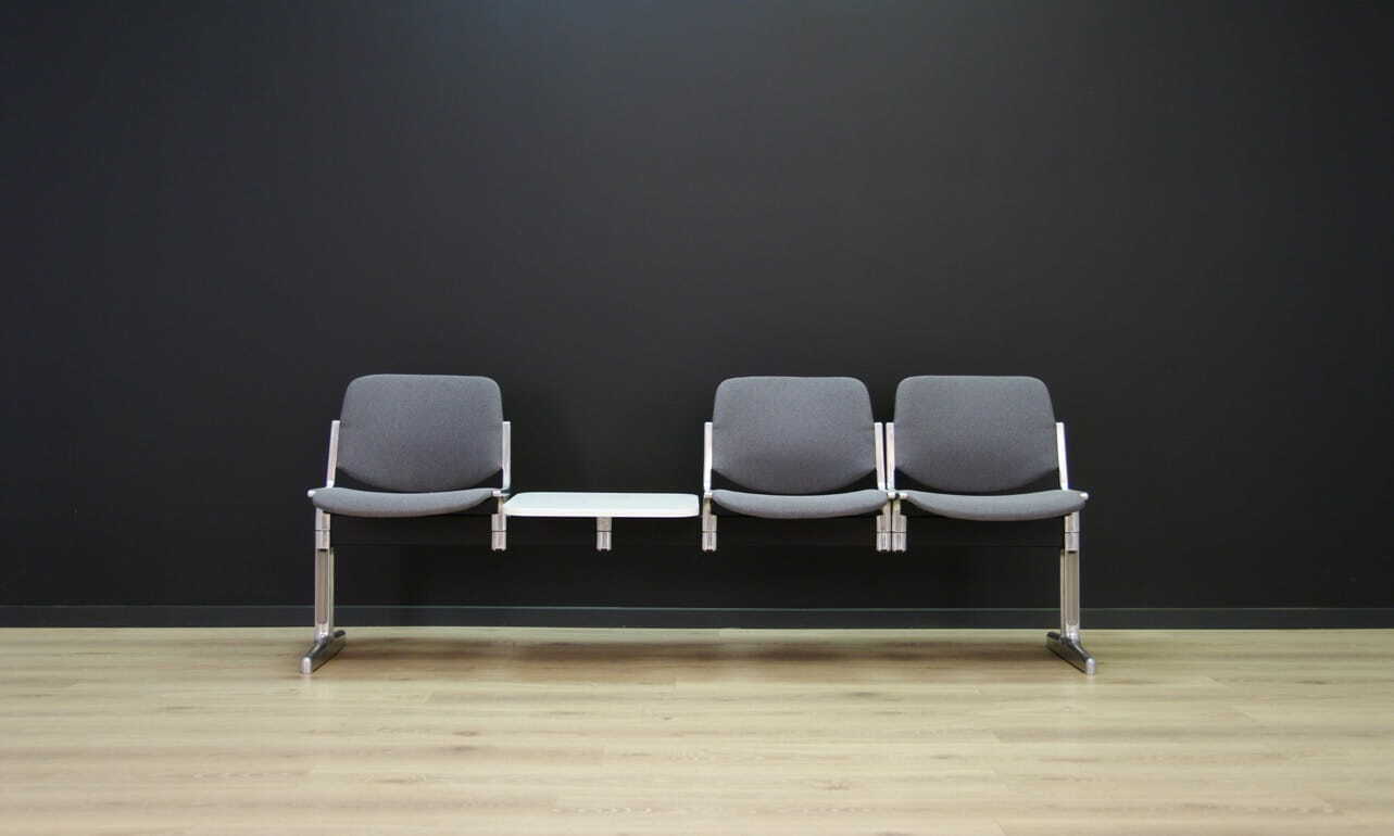 Bank Aluminium Grey 1960s 1