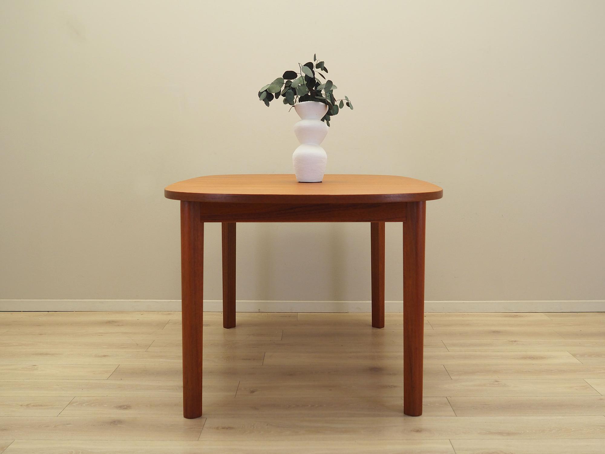 Dining table Teak wood 1970s 3