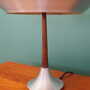 Vintage Tischlampe Metall Holz Mehrfarbig 1960er Jahre 4