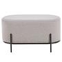 Polsterhocker Bumyra Bouclé Taupe 3