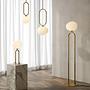 1-Flammig Pendelleuchte Shapes I Metall Opalglas 3