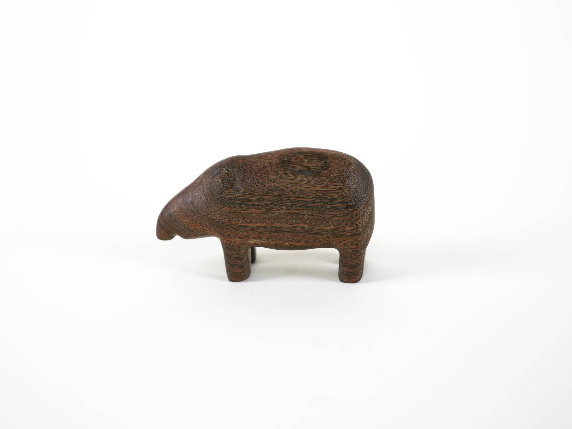 Holztierfigur 1970er Jahre 3