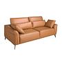 3-Sitzer Sofa braunes Leder 6208 0