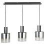 Alesund 3-flammige Pendelleuchte Aluminium Schwarz  2