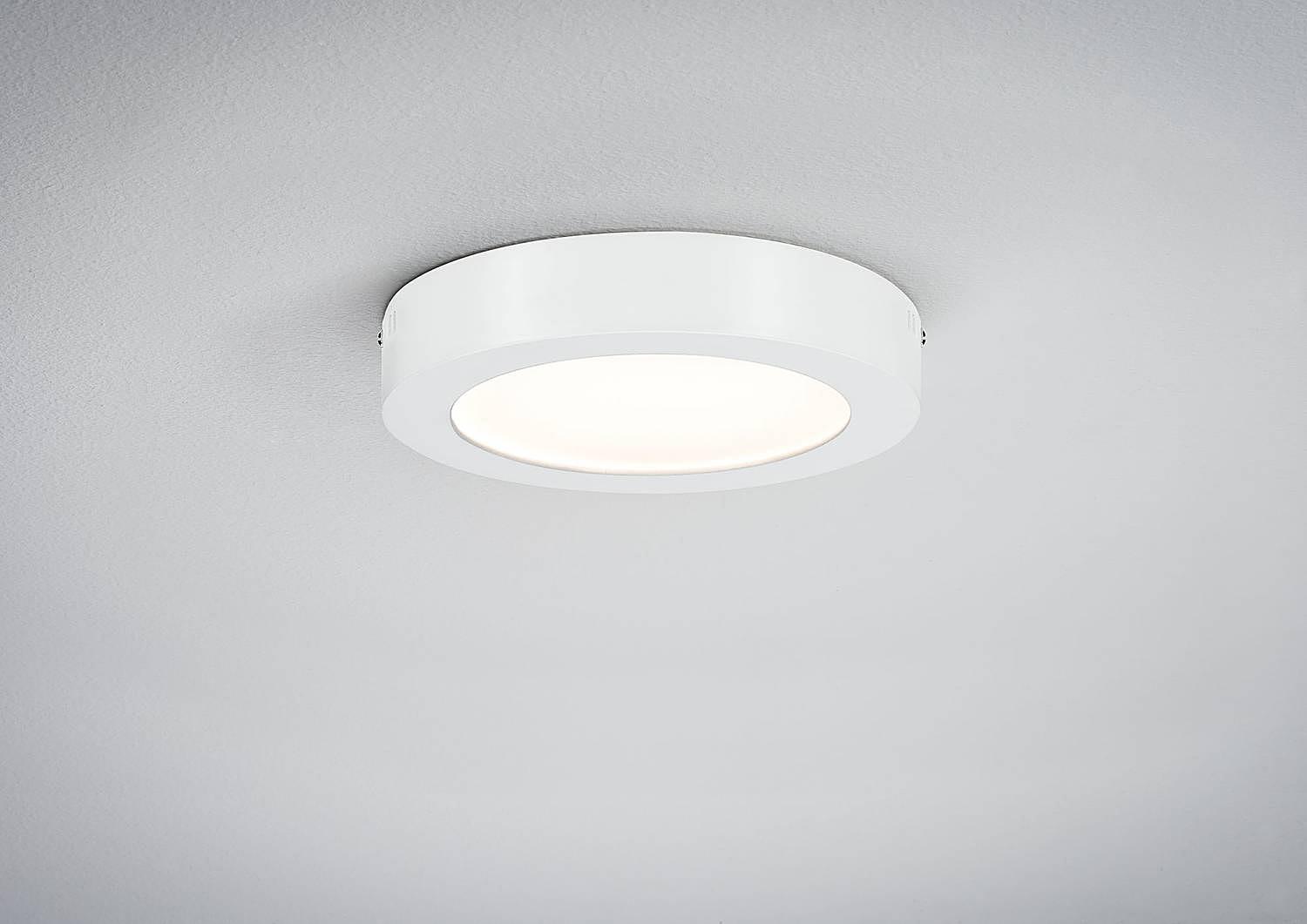 LED Ceiling Light Lunar Round Aluminum White 2