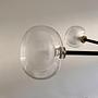 Nabila Pendelleuchte Dimmbar Glas Messing Schwarz 4