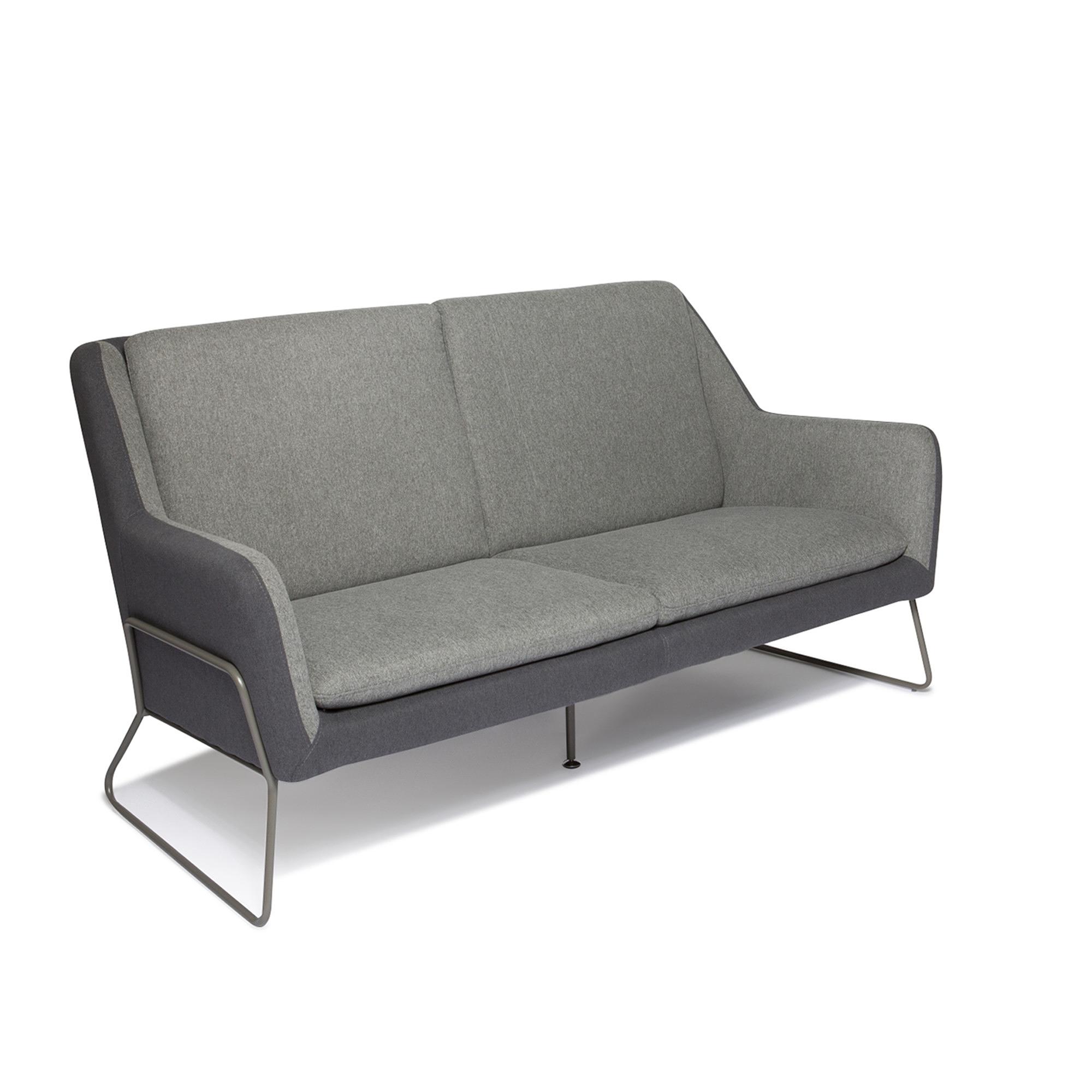 LAGUN 3-Sitzer Sofa Stoff Grau 5