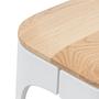Bar stool ash white 7