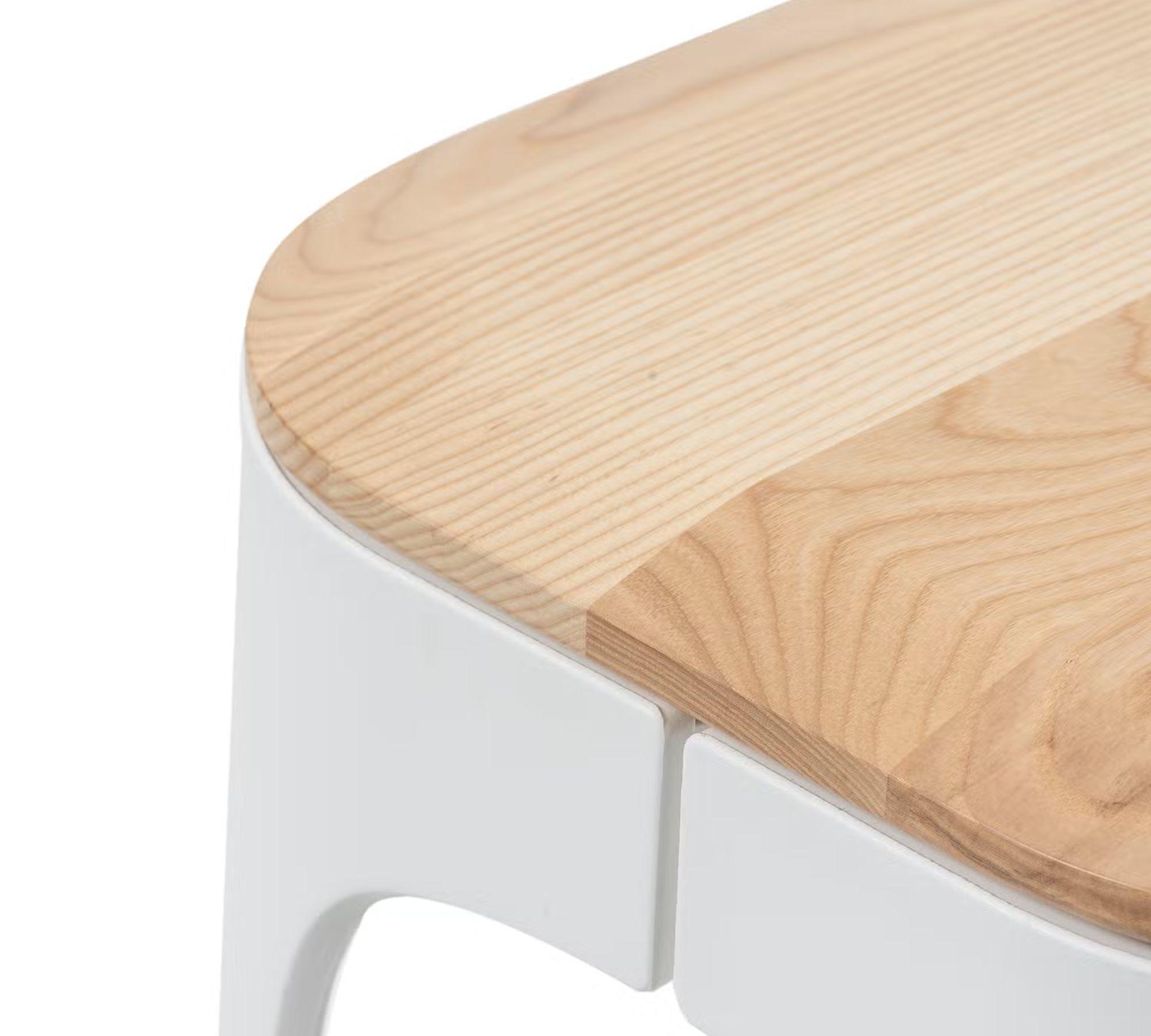 Bar stool ash white 7