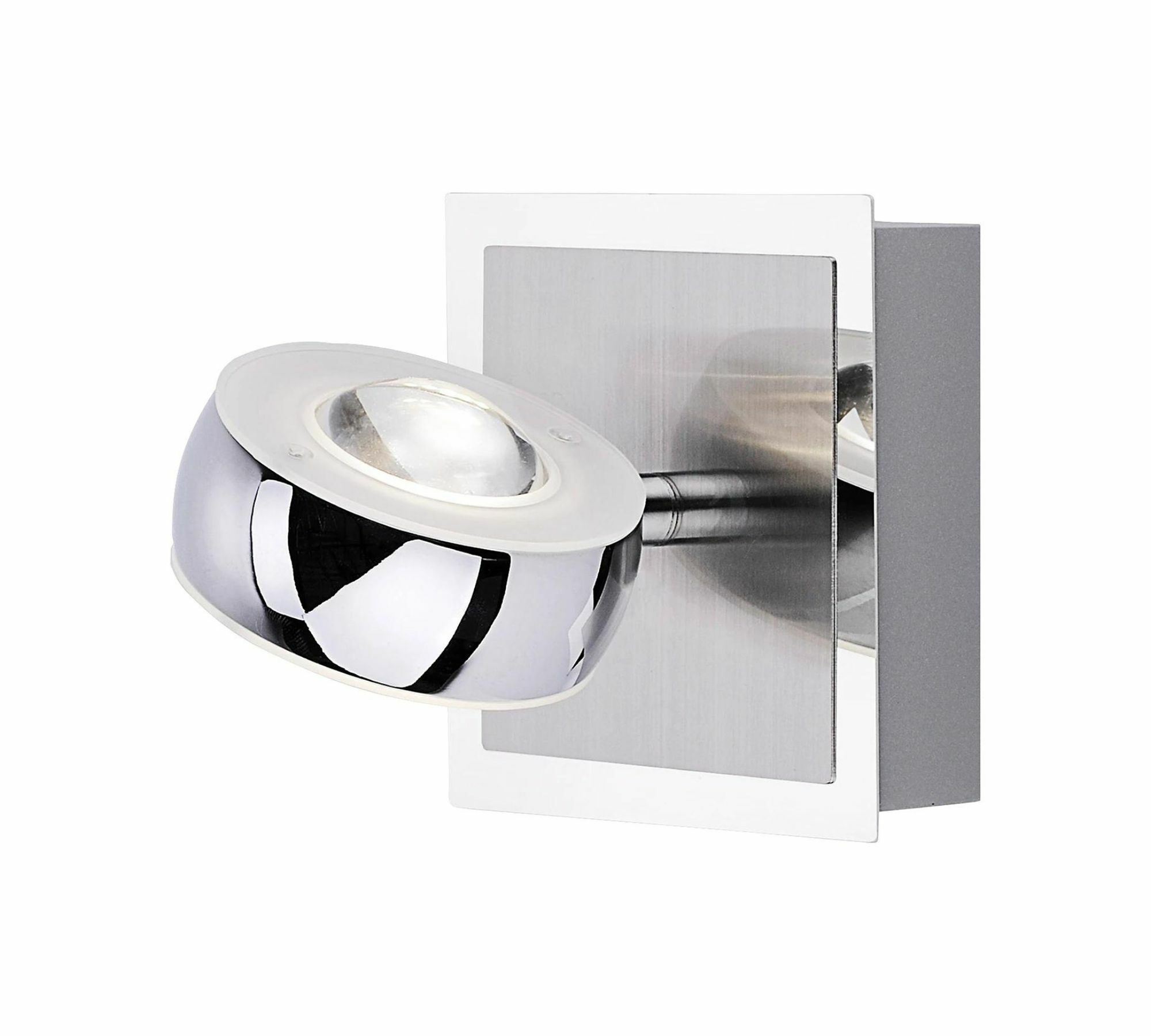 LED Wandleuchte 2-flammig Acrylglas Metall 0