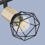 2-flame ceiling light metal black 5