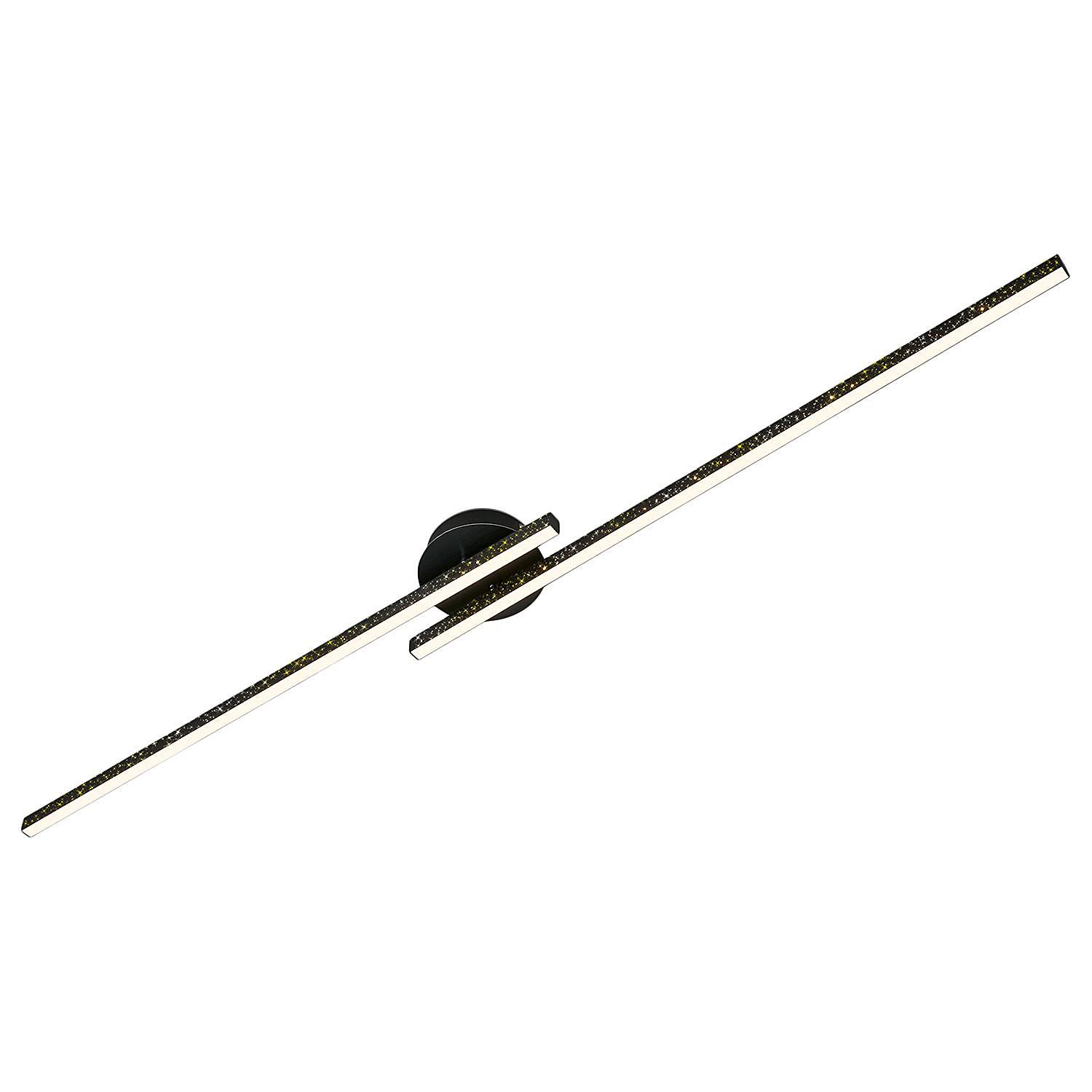 LED-Deckenleuchte Rey I Schwarz 0
