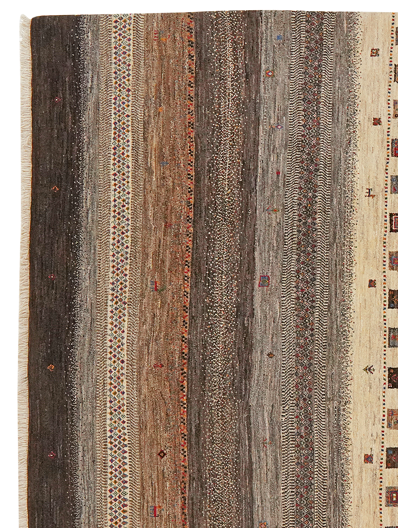 Tappeto Rizbaf Gabbeh Lana Beige 1