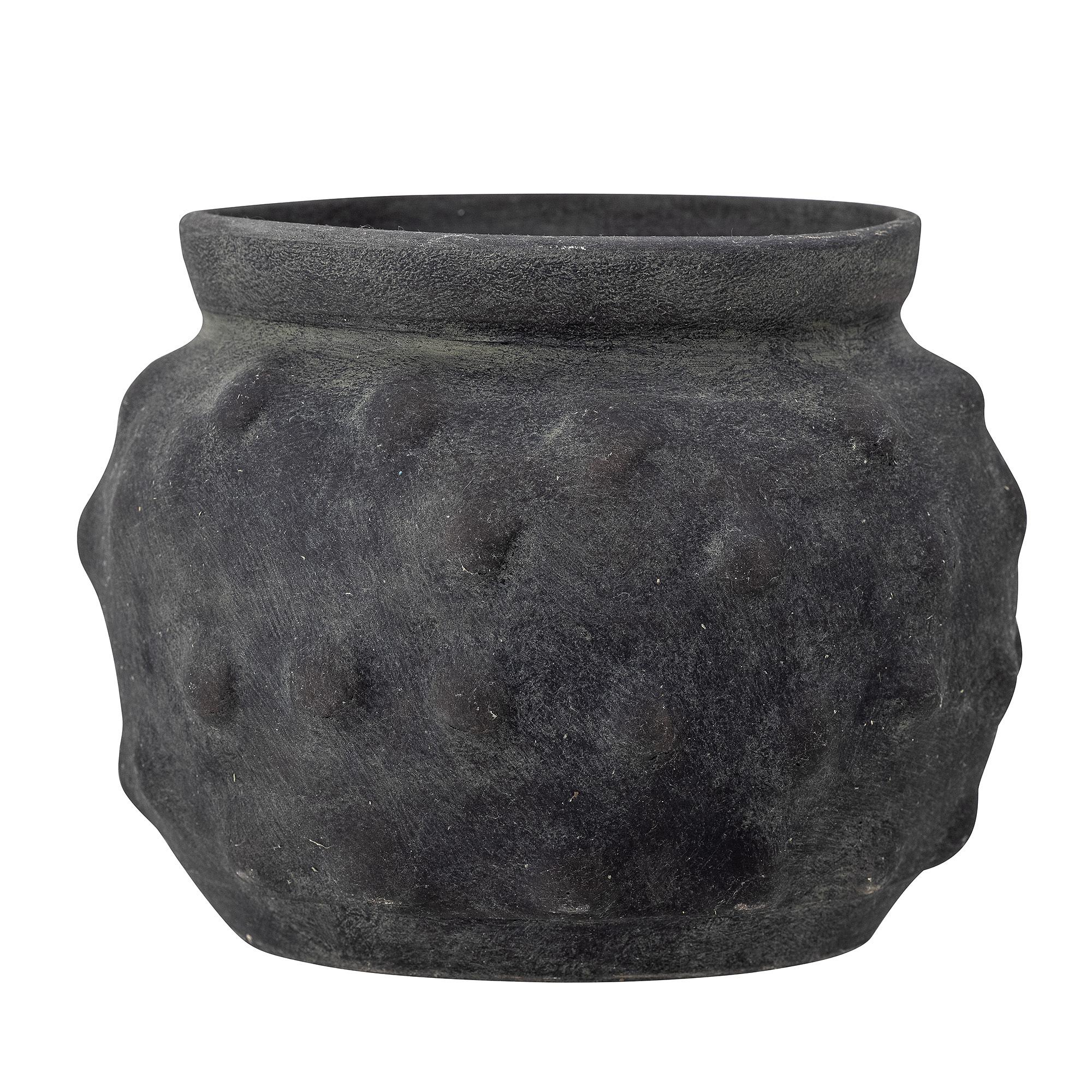 Blumentopf Lisen Terracotta Schwarz 0