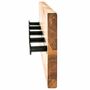Coat rack oak wood metal black 2