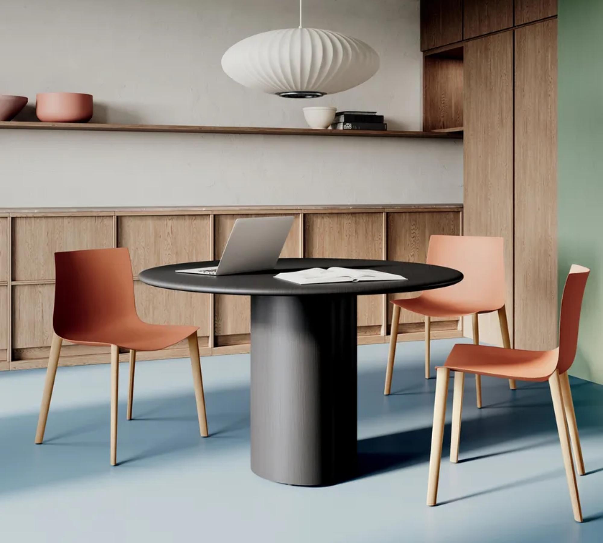 Catifa 46 visitor chair Oak White 2