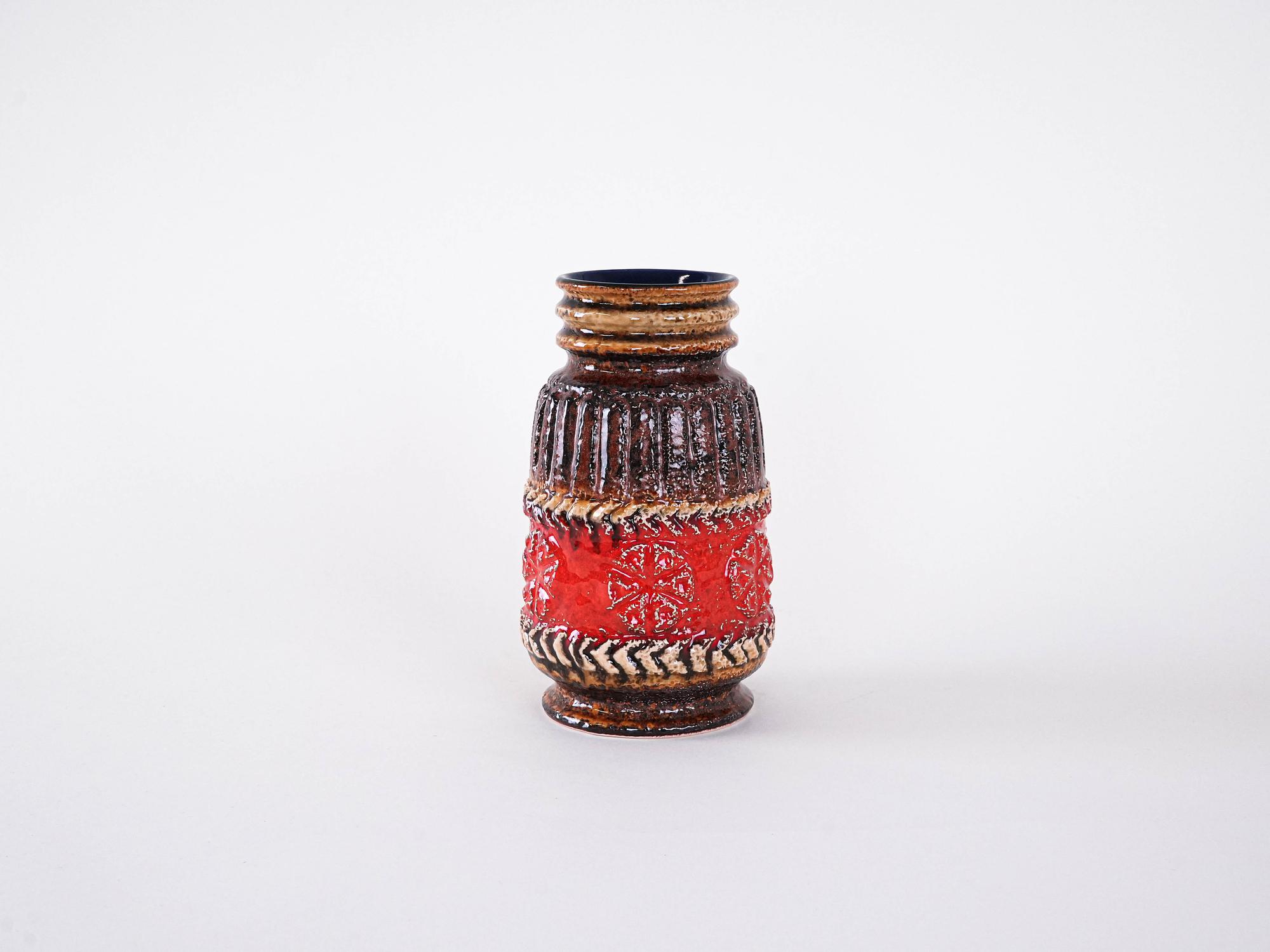Keramikvase Rot 2