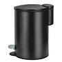 Cosmetic bin Silence Stainless Steel Black 0
