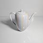 Vintage Rosa Baby Kaffeekanne Porzellan 1950er Jahre 3