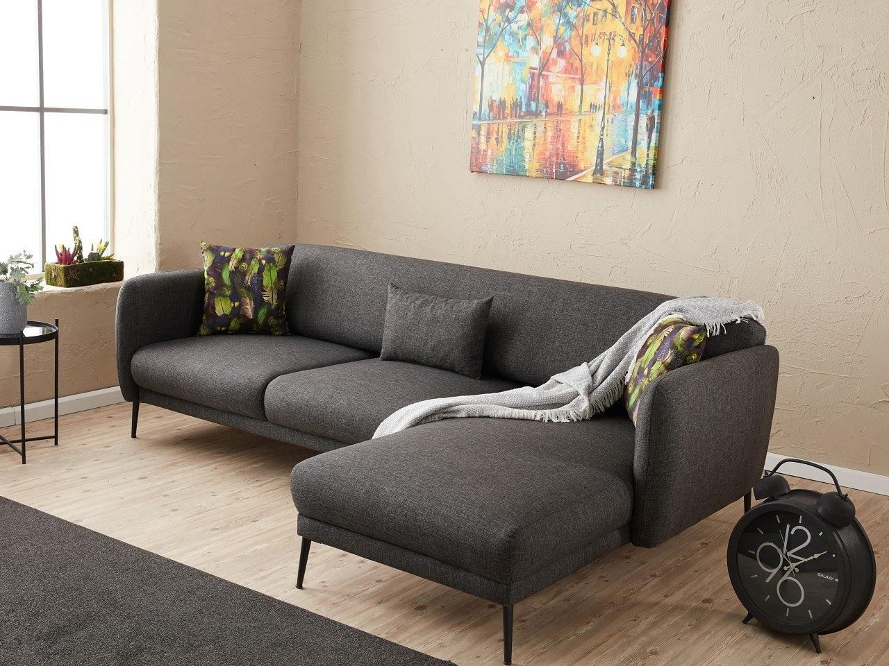 Venus Sofa Récamiere Rechts Anthrazit 1